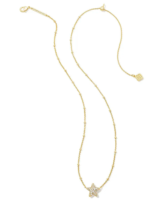 KENDRA SCOTT: JAE STAR PAVE NECKLACE