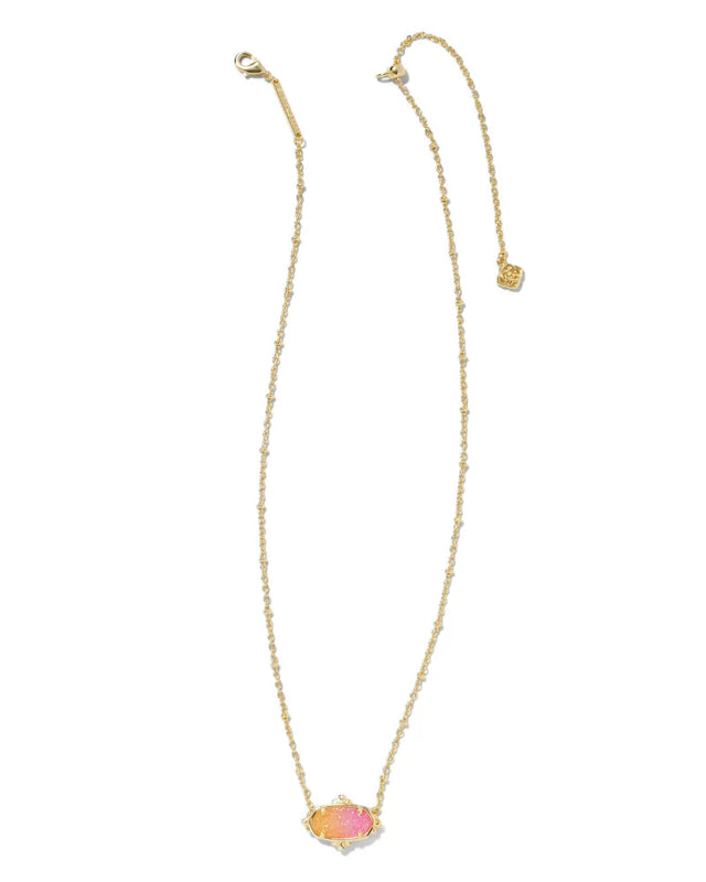 KENDRA SCOTT: ELISA PETAL FRAME OMBRE NECKLACE