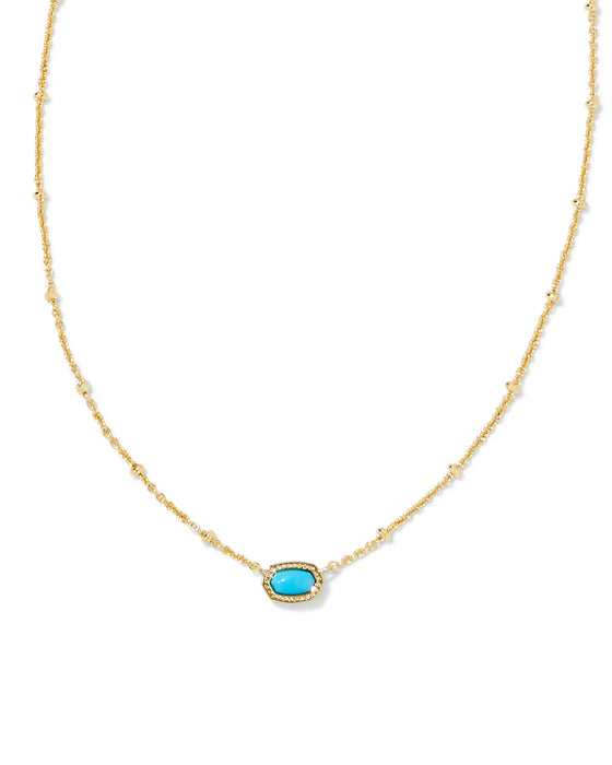 KENDRA SCOTT: MINI ELISA PENDANT NECKLACE