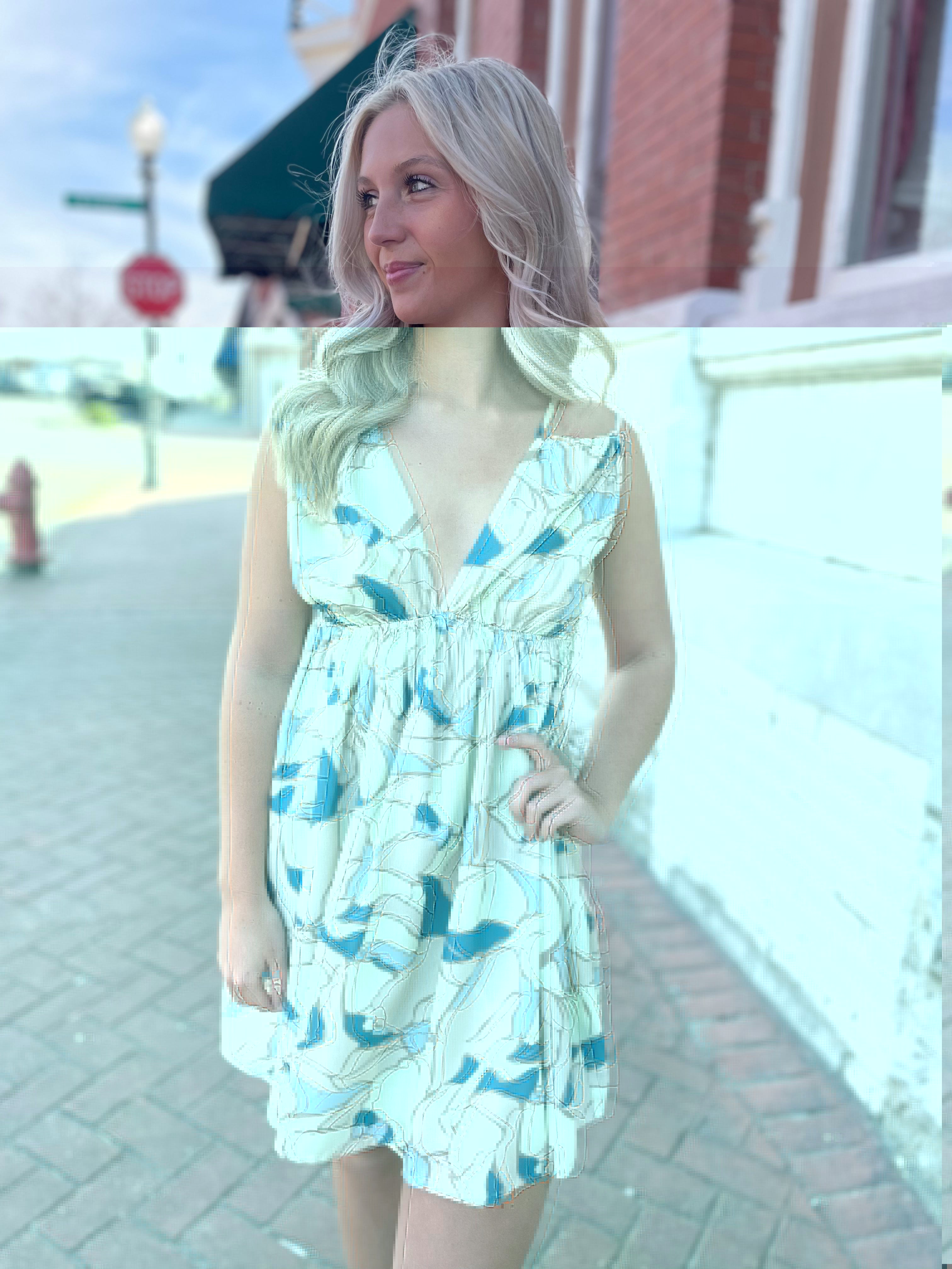 TROPICALLY INCLINED DRESS