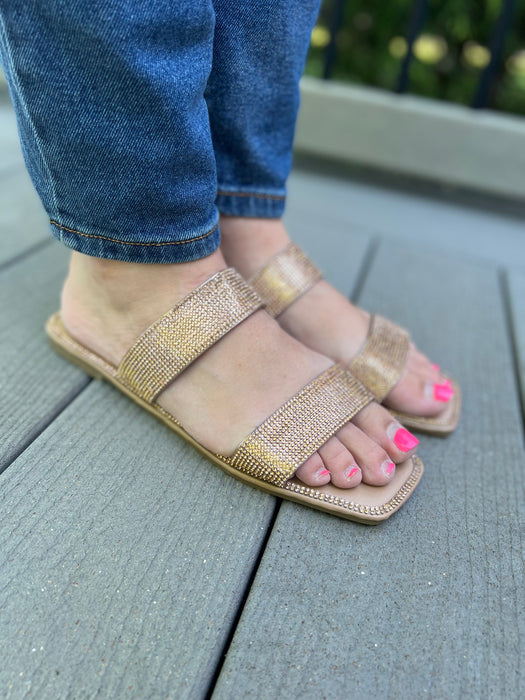 AFIA ROSE GOLD SANDAL